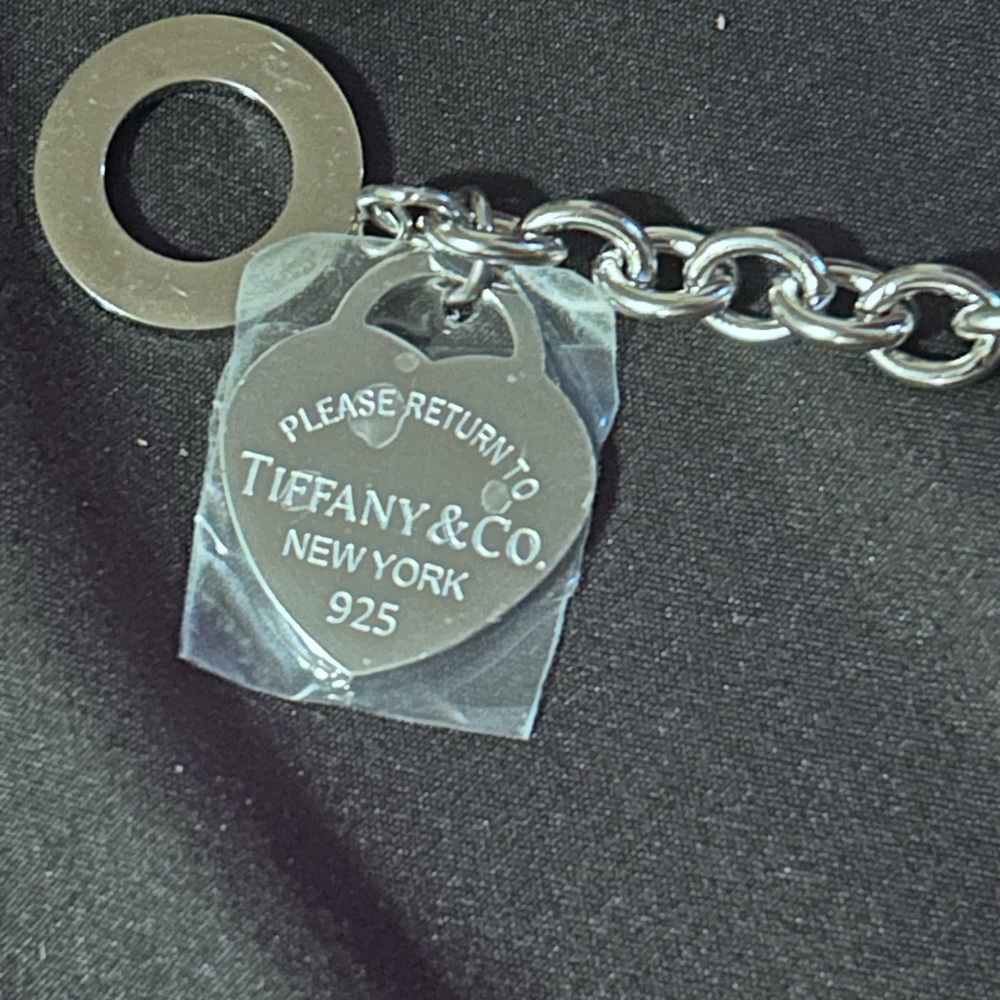 Tiffany & Co. Silver Heart Tag Necklace